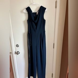 Long Blue Gal Meets Glam Jumpsuit